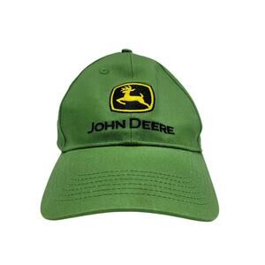 John Deere‎ Baseball Cap Hat Green Strapback Adjustable Official Licensed